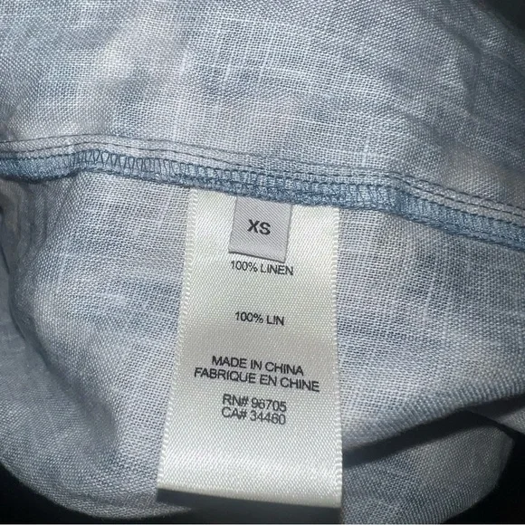 Rebecca Taylor Paper Fleur Linen Wrap Midi Dress XS - Picture 6 of 6